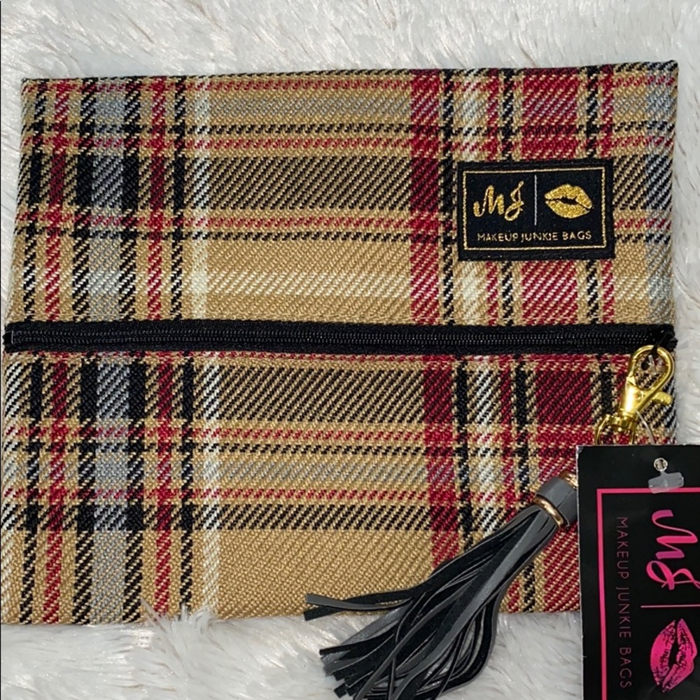Small GOLD LABEL Preppy Rouge Makeup Junkie Bag